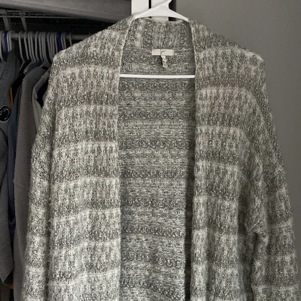 Joie Knit Gray Cardi, worn once